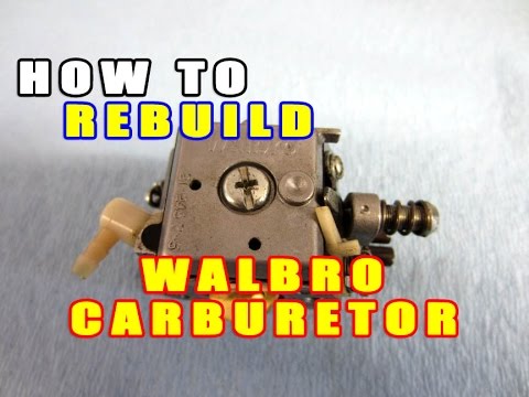 HOW-TO Rebuild A 2 Cycle Chainsaw Carburetor - video