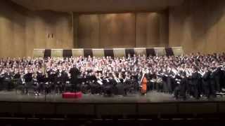Iowa State University Combined Choirs & Wind Ensemble - "I Saw Three Ships" - arr. Mack Wilberg