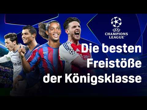 Die besten Freistöße der Königsklasse | UEFA Champions League | DAZN