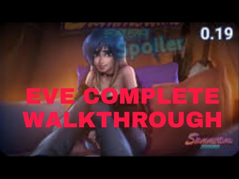 Summertime saga EVE Complete walkthrough