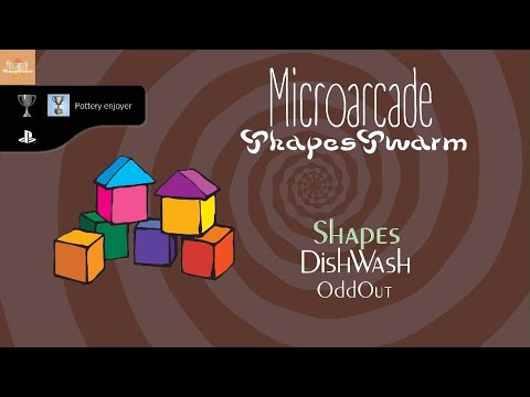 Microarcade ShapeSwarm ~ Pottery enjoyer Trophy
