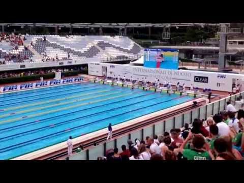 7 colli 2015 - finale A 50 stile libero uomini - Florent Manadou 2º crono mondiale stagionale