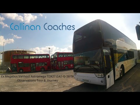 *Ex Megabus Vanhool Astromega TDX27* Callinan Coaches (142-G-3879) On Rossaveel Shuttles