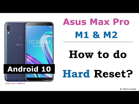 Asus Zenfone Max Pro M1 and M2 | How to do Hard Reset | Android 10