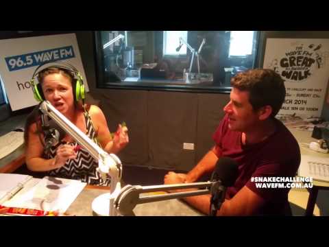 Wave FM's #SNAKECHALLENGE with Jade and Russell