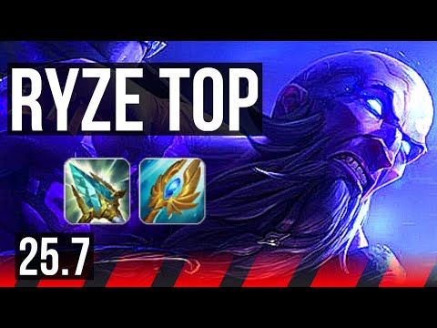 RYZE vs AATROX (TOP) | 7/3/12, Rank 14 Ryze | NA Challenger | 25.7