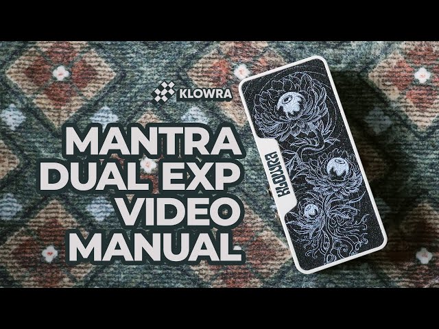 Vídeo relacionado con Klowra x Hotone Mantra Dual Expression Pedal de Volumen Pasivo EXP 2 en 1 con cable TRS