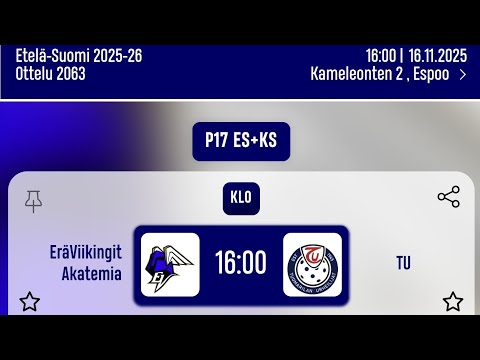 EräViikingit Akatemia vs TU