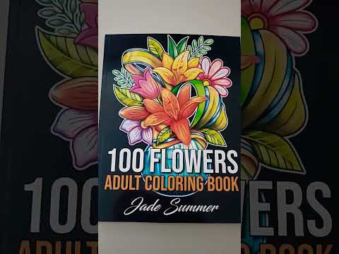 UNPACKAGING MY FLOWERS COLORING BOOK#coloring#book#unpackaging#amazon#flowers