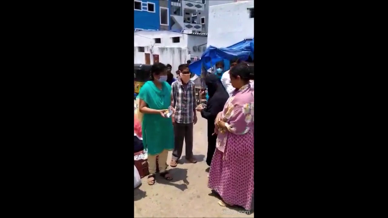 Covid 19 - Satvik meals distribution to the needy at Peddapalli Godavari khani Dist