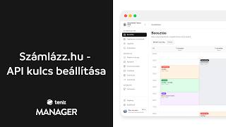 Számlázz.hu - API kulcs beállítása
