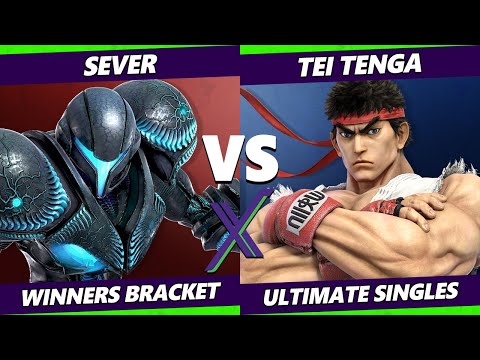 S@X 461 - Sever (Dark Samus) Vs. Tei Tenga (Ryu) Smash Ultimate - SSBU