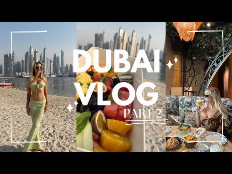 DUBAI SOLO TRIP | PALM JUMEIRAH BEACH RESORT ✨ PART 2