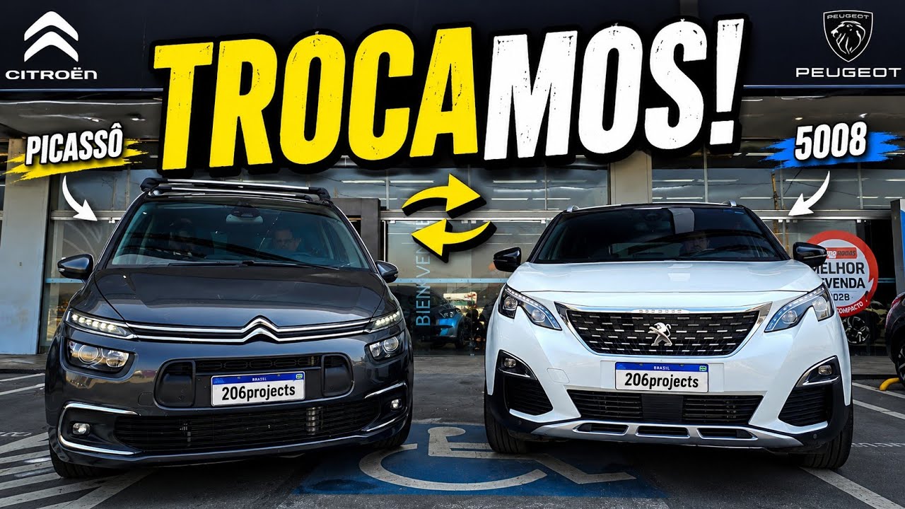 TROQUEI MINHA PICASSÔ POR UM PEUGEOT 5008⁉️😱