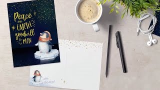 How to Design a Illustrated Holiday Postcard in Photoshop