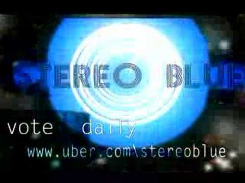 stereo blue
