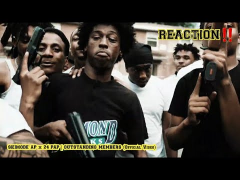 SKIMODE AP x 24 PAP | OUTSTANDING MEMBERS (Official Video) [REACTION]
