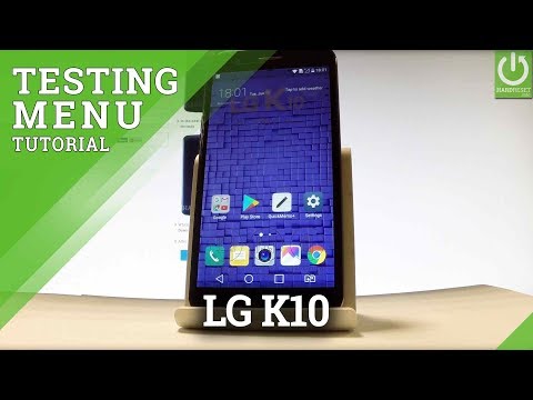 Testing Menu in LG K10 (2017) - Secret Menu / Phone Information