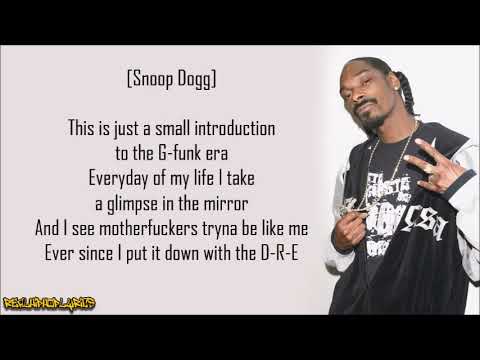 Snoop Doggy Dogg - G Funk Intro ft. The Lady of Rage (Lyrics)
