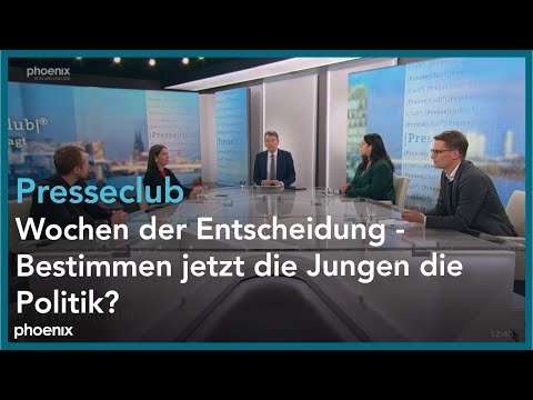 Presseclub: Wochen der Entscheidung - Bestimmen jetzt die Jungen die Politik?