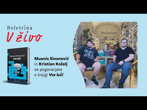 Naslovnica: Beletrina v živo: Muanis Sinanović: Vse luči