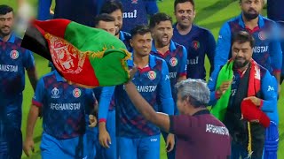 Afganistan Team shocked when Ajay Jadeja wave flag in front of team after Afganistan won against SL