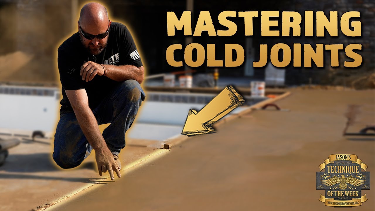 Perfecting Cold Joints: No More Visible Seams!