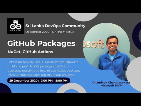 SL DevOps Community Meetup - December 2020 - GitHub Packages