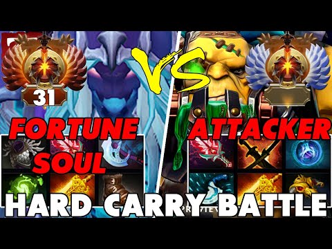 FORTUNESOUL (SPECTRE) vs ATTACKER (ALCHEMIST) - Epic Battle Of Hard Carry Dota 2 Players - Z Dota 2