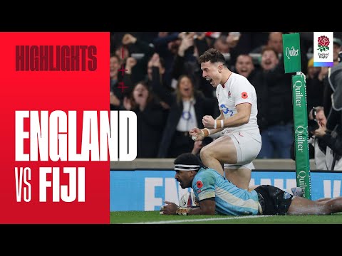 Highlights: England v Fiji | 2025 Quilter Nations Series