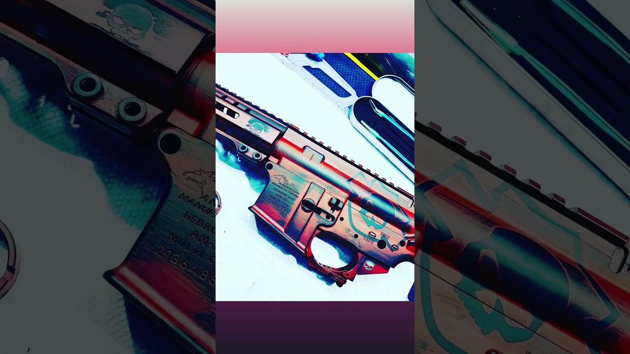 Custom Cerakote Willy G theme AR-15