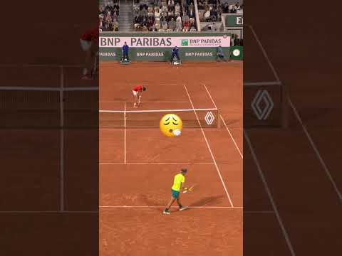 The GOATs battling it out! 🐐 Nadal plays insane shot against Djokovic at Roland Garros 🔥