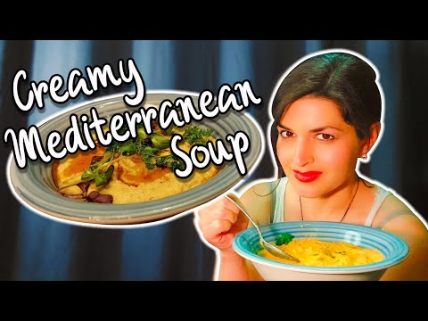 Creamy Mediterranean Cauliflower Soup | Delicious warmth in a bowl