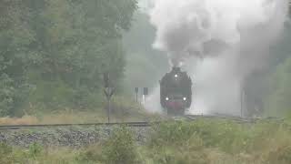 01 1104 und 01 1075 in der Schlömener Kurve