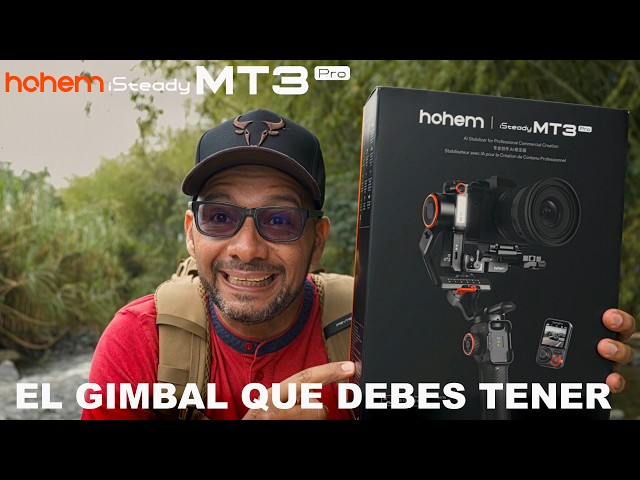 Vídeo relacionado con Hohem iSteady MT3 Pro - Estabilizador de cardán de 3 ejes para cámara sin espejo, cámara compacta, cámara de acción, smartphone, luz de llenado de cámara IA, control remoto desmontable, carga útil de