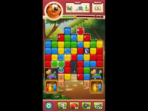 Toon Blast Level 6649 - NO BOOSTERS 🐻🐺🐱 | SKILLGAMING ✔️