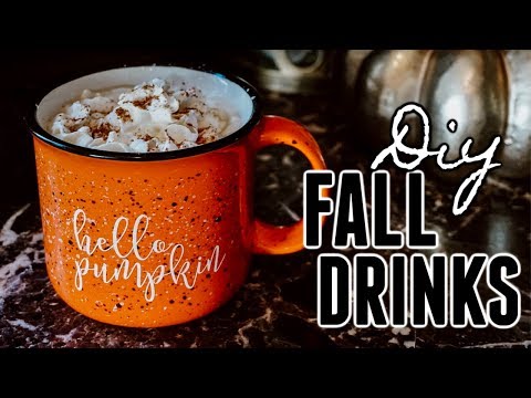 DIY FALL DRINK RECIPES| FALL DRINKS| Tres Chic Mama