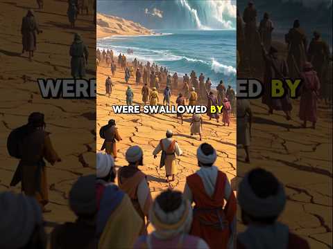 God Split the Sea in Two! 🌊 #RedSeaMiracle