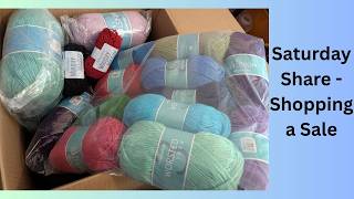 Saturday Share - shopping a sale at #herrschners