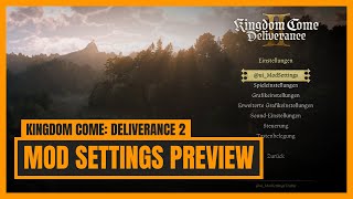 Kcd2 How Putdev Mode KCDUtils - Mod Settings Preview at Kingdom Come: Deliverance II Nexus ...