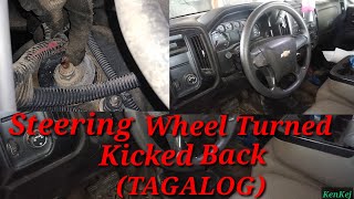 Chevy Silverado 2016 Steering Wheel Turned Kick Back When Turning and Replace Steering angle sensor