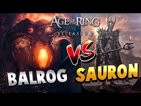 Boss Fight! | Balrog vs Sauron | Age of the Ring Mod | Which one is stronger?
