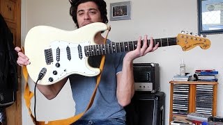 Video thumbnail for First time playing a scalloped neck Guitar - Ritchie Blackmore Sig Fender Strat by Mike Bradley