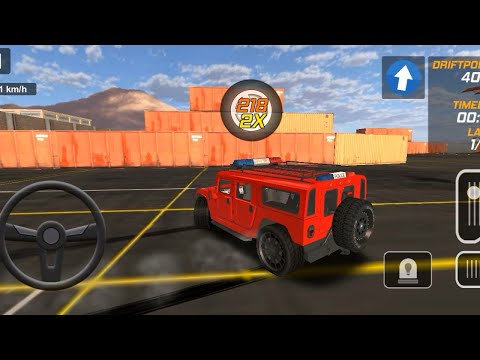 Mission 9 🤩 Drive On Docker Track With Red Thaar 💥 Police Car Drift Driving Simulator Game #274