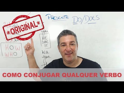 HOW TO CONJUGATE ANY VERB IN ENGLISH - CLASS 01 - PRESENT TENSE