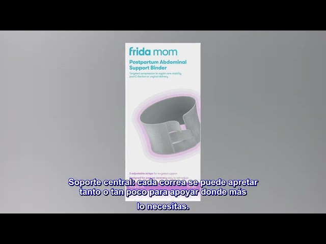 Vídeo relacionado con Frida Mom Kit imprescindible de recuperación de cesárea para el parto, parto y posparto: calcetines, botella Peri, bragas desechables, carpeta de soporte abdominal, toallitas de ducha, parches de