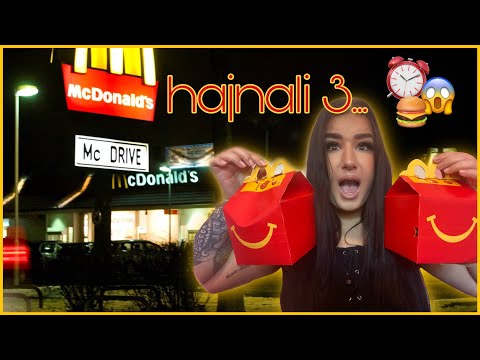SOHA *NE* nyiss ki egy HAPPY MEAL menüt hajnal 3-kor!!😱🍔🍟