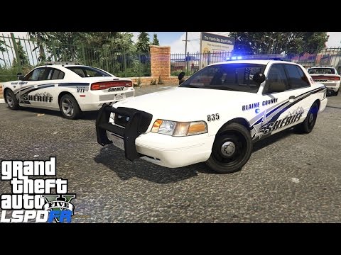 GTA 5 LSPDFR Police Mod 150 | Carperino's New Crown Victoria | Blaine County Sheriff Patrol