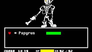 【undertale】Disbelief PAPYRUS game