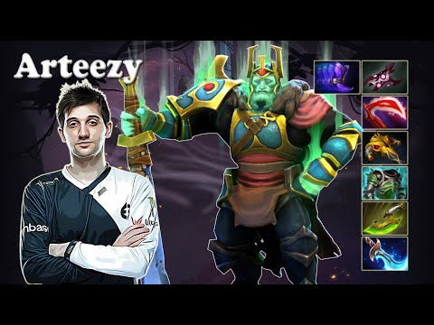 Arteezy - Wraith King Safelane | Dota 2 7.30e Gameplay
